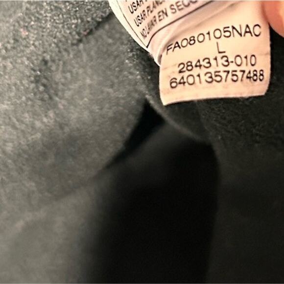 Women's Nike Fit Hyper Warm 1/3 Zip Pullover 284313-010 Large Black Running - Picture 4 of 7